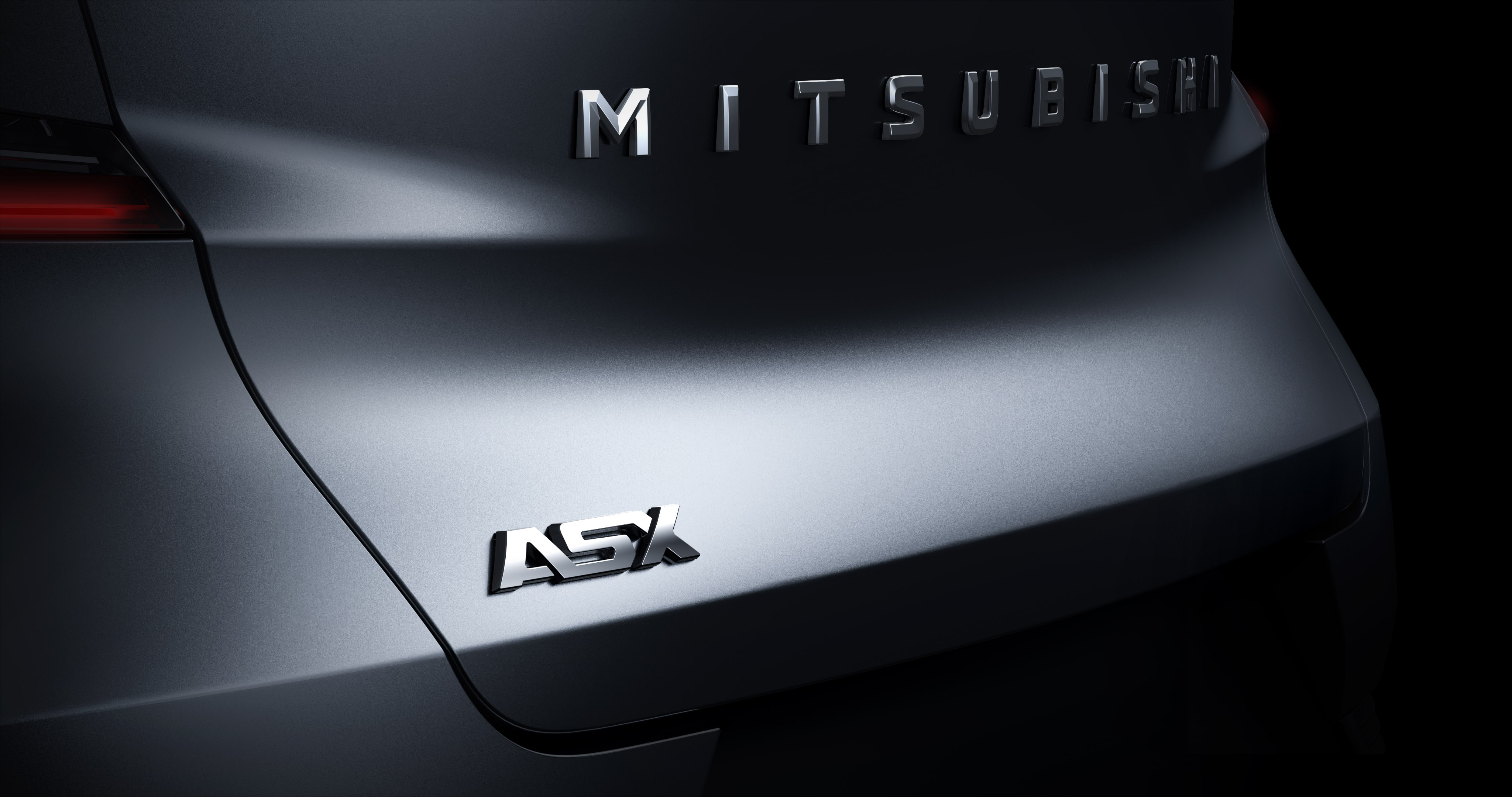 Afbeelding achterzijde nieuwe Mitsubishi ASX